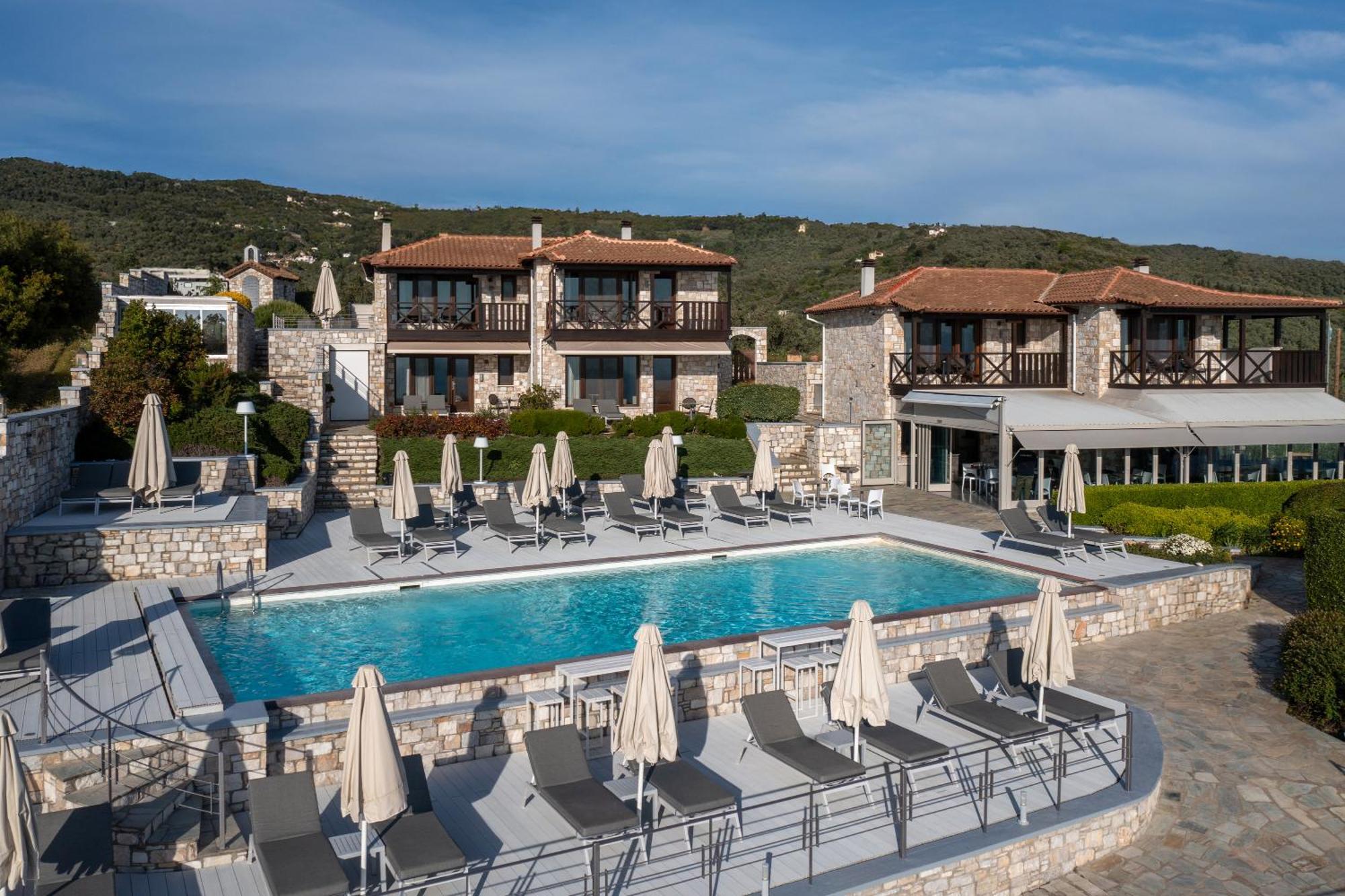 Karavia Lux Inn Afissos Exteriör bild